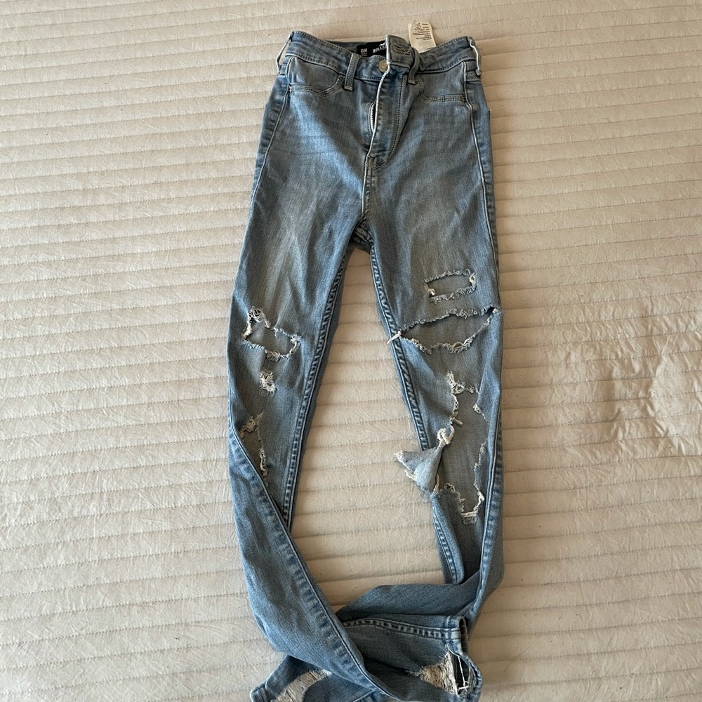 Hollister Advance stretch ultra high rise jeans